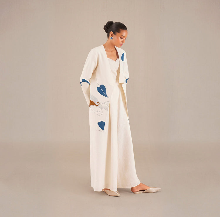 Athena Jacket Set - Ivory