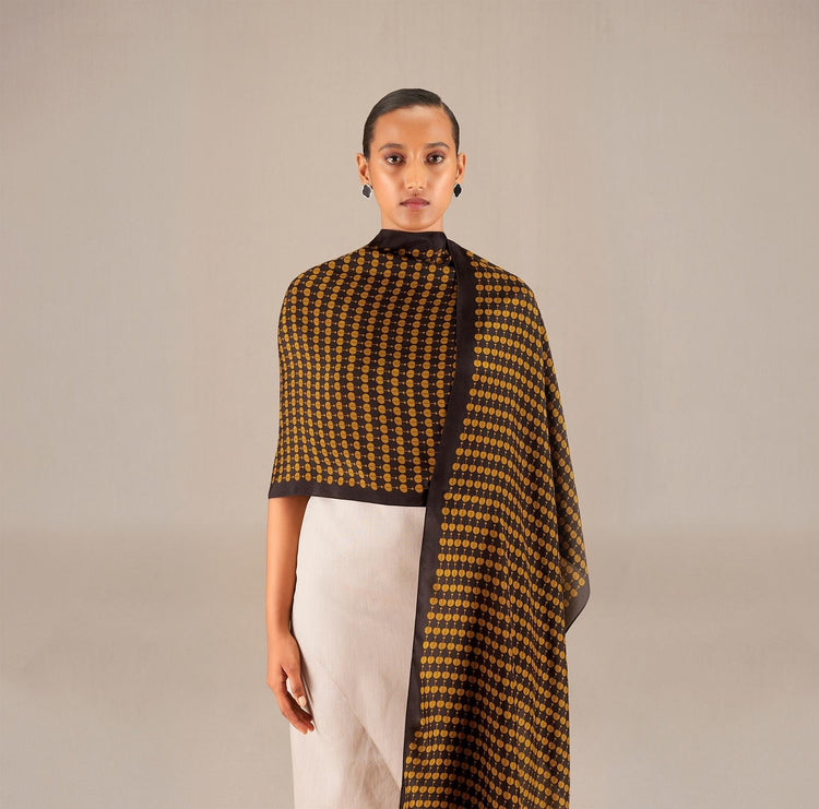 Clara Scarf - Dark Brown