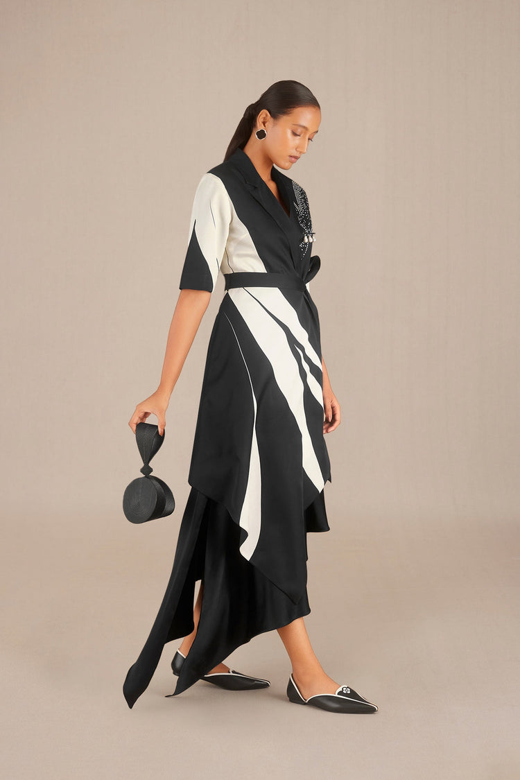 Suha Jacket Set - Black