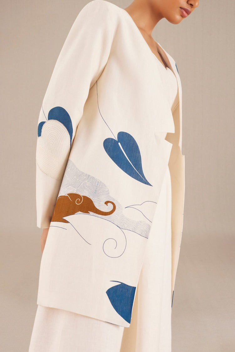 Athena Jacket Set - Ivory