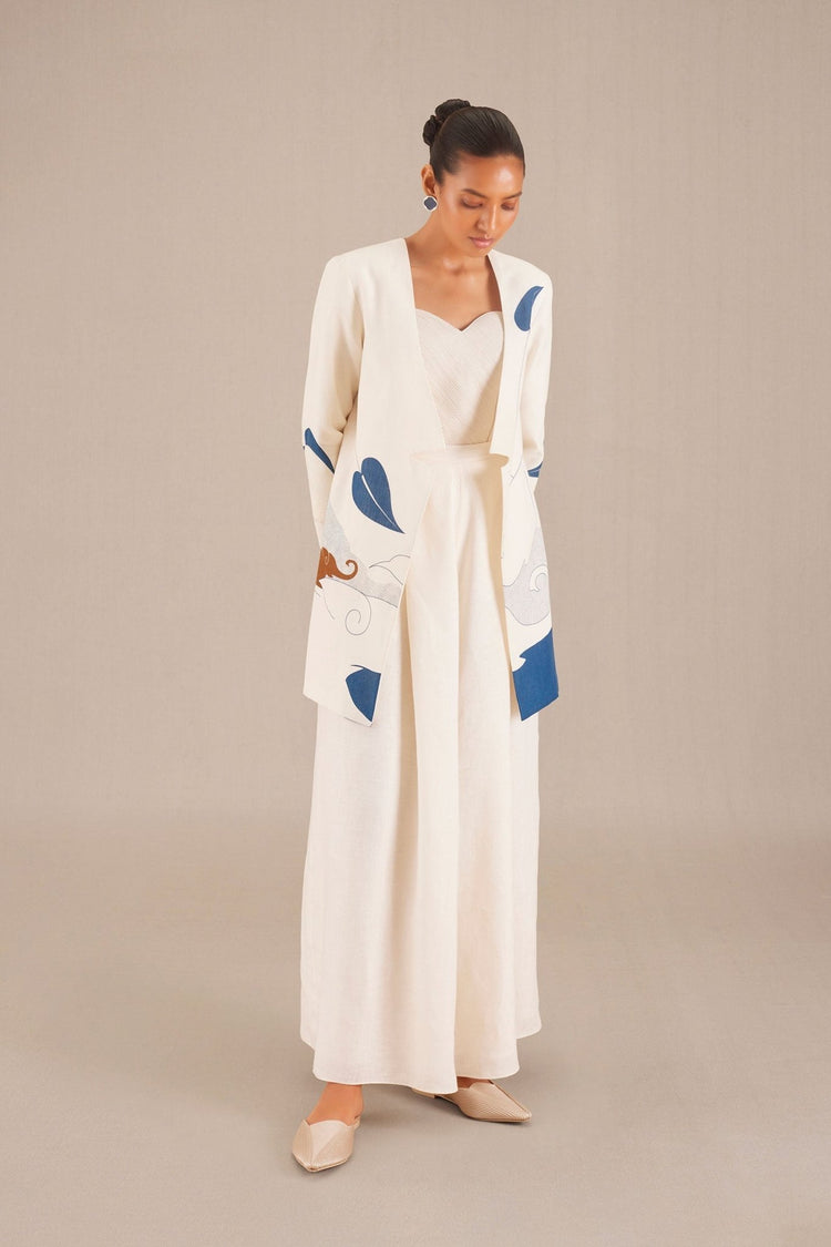 Athena Jacket Set - Ivory