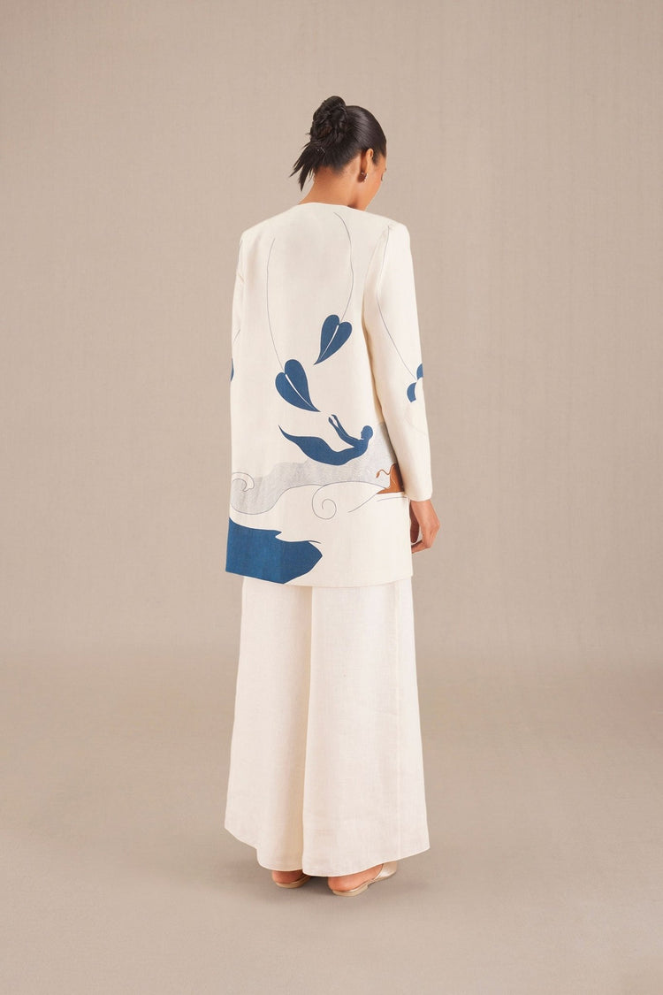 Athena Jacket Set - Ivory