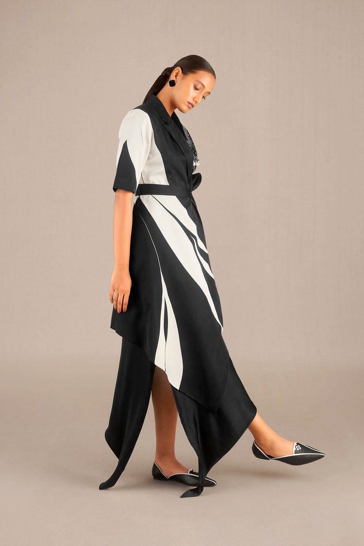 Suha Jacket Set - Black