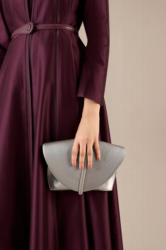 Faux Leather Myah Mini Clutch – Metallics