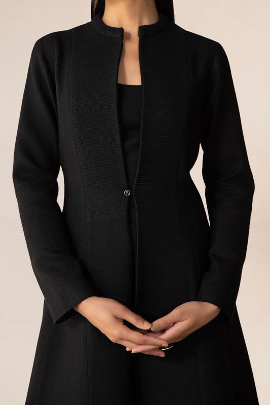 Wool Maha Jacket Set – Black
