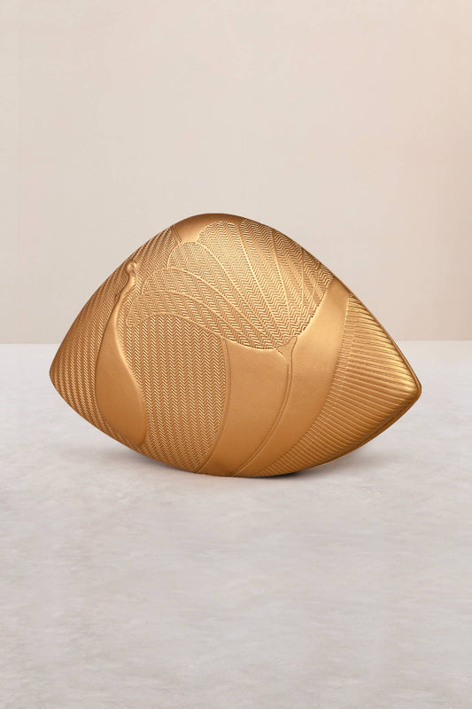 Faux Leather Ruya Clutch – Metallics