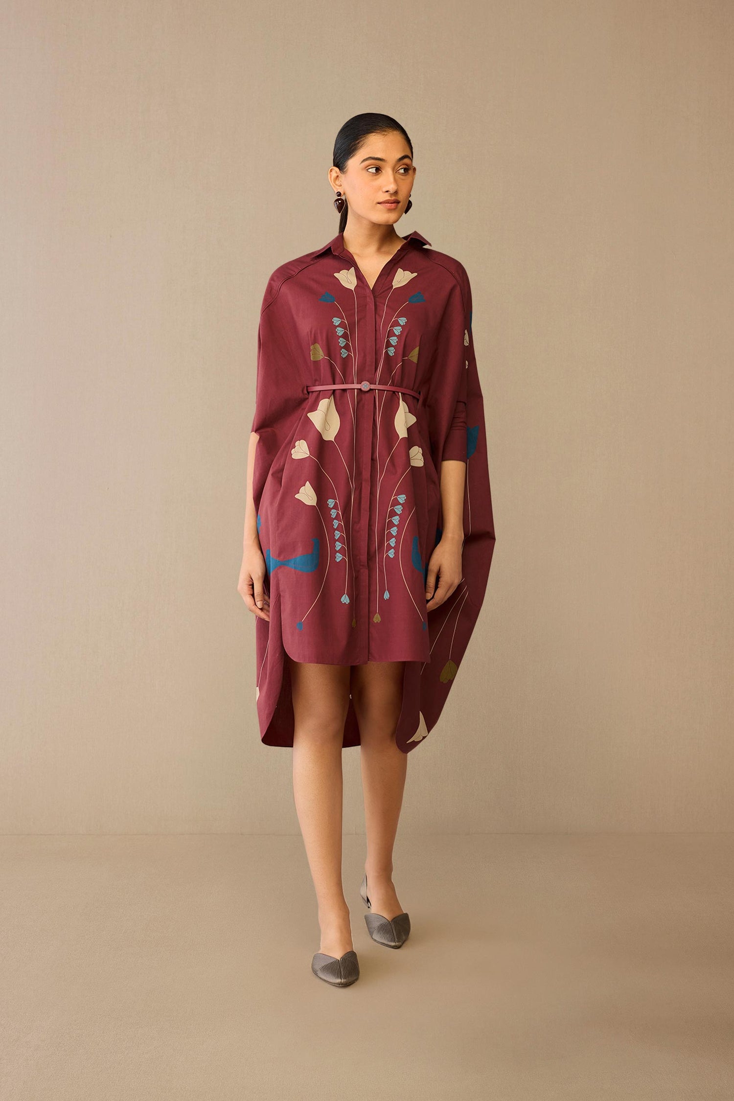  Cotton Viola Dress – Red