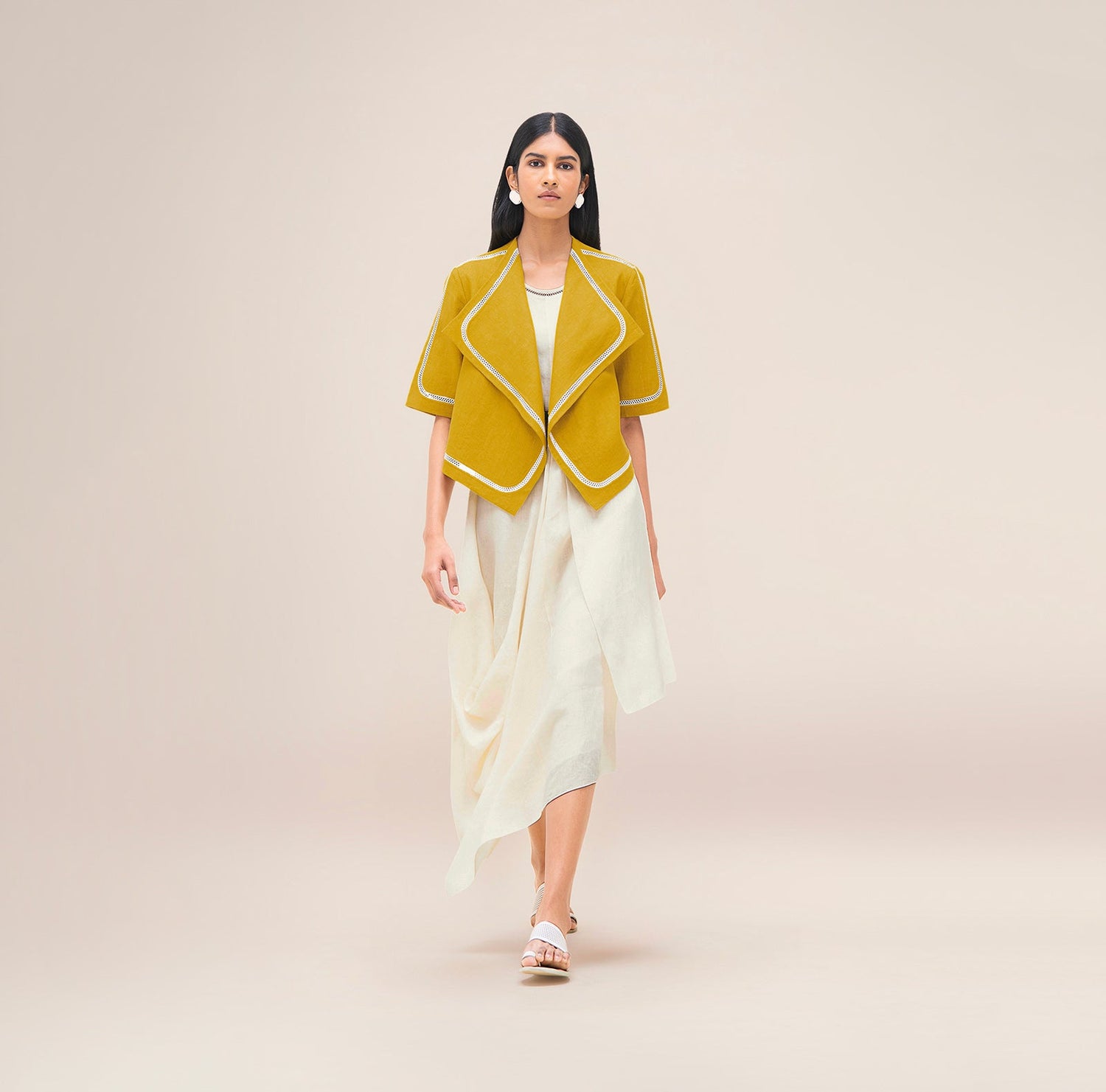  Linen Finch Jacket – Yellow