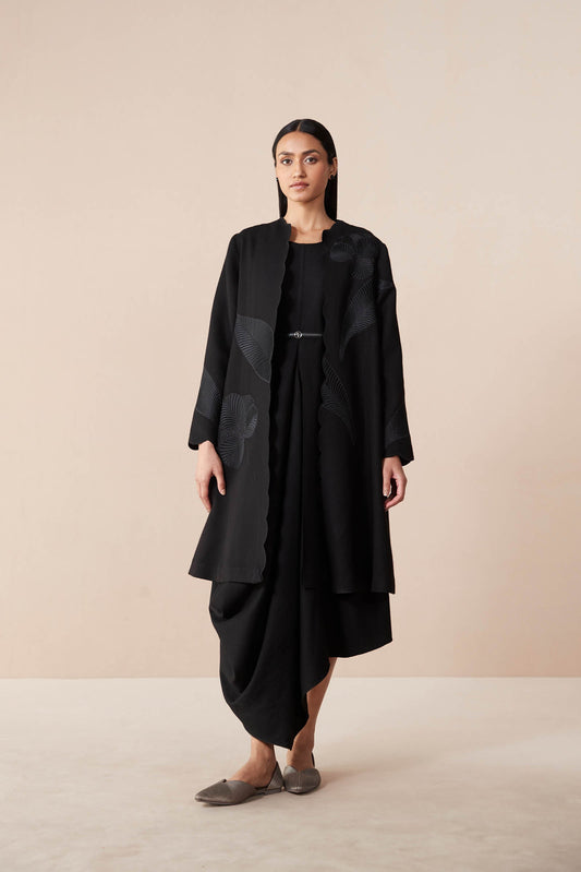 Wool Arzu Jacket Set – Black