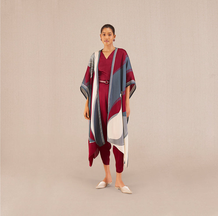 Idaya Cape Set - Wine