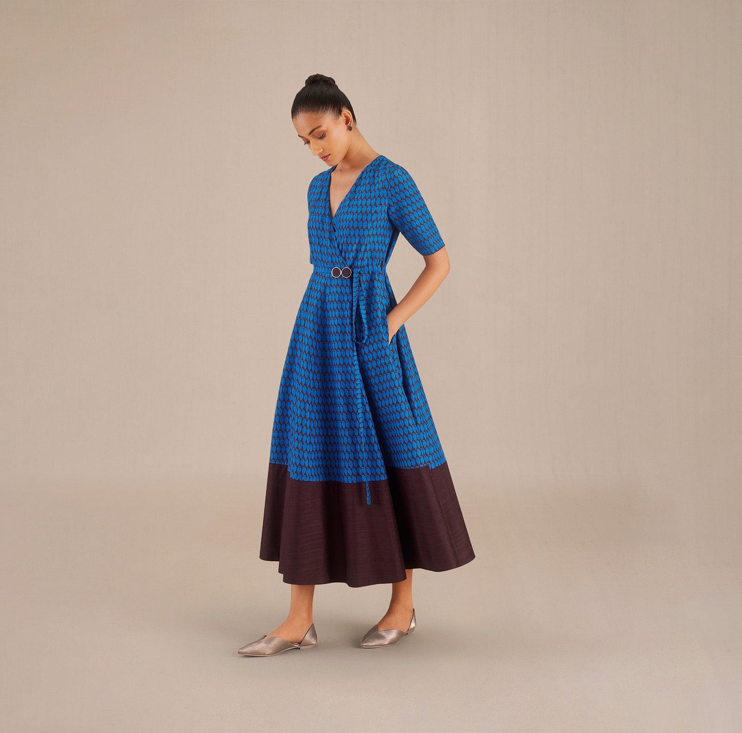 Anaya Dress - Cobalt