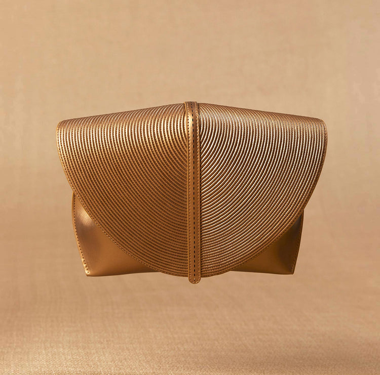 Myah Mini Clutch - Gold