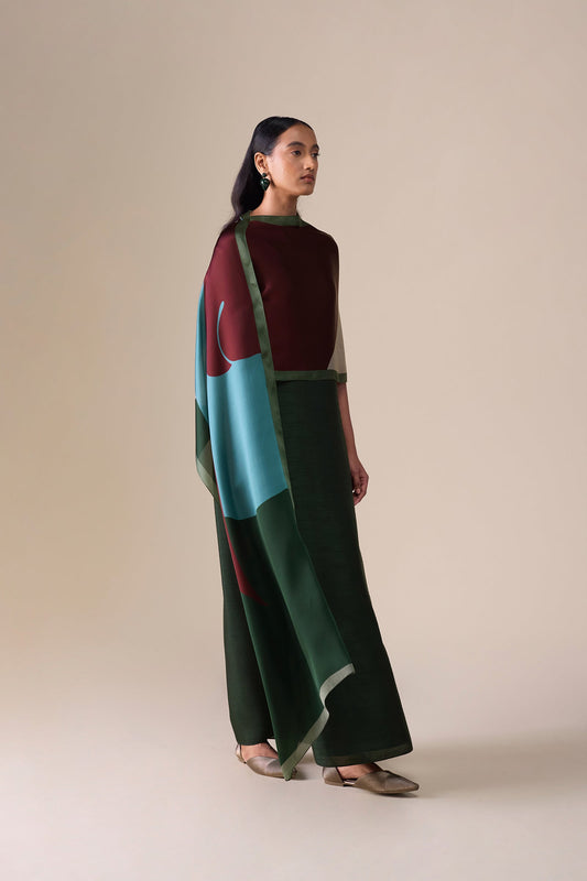 Organza Hazel Scarf – Green