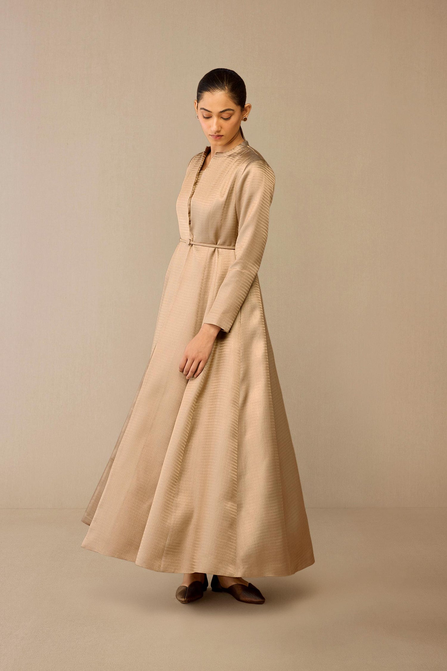  Brocade Fariha Abaya Set – Metallics