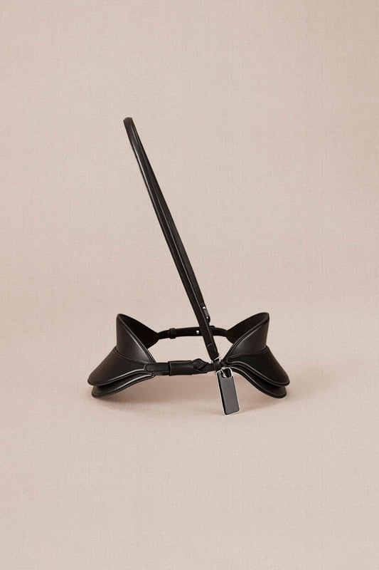 Faux Leather Riana Belt – Black