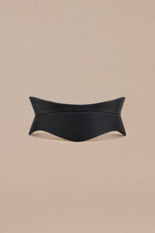 Faux Leather Esra Belt – Black