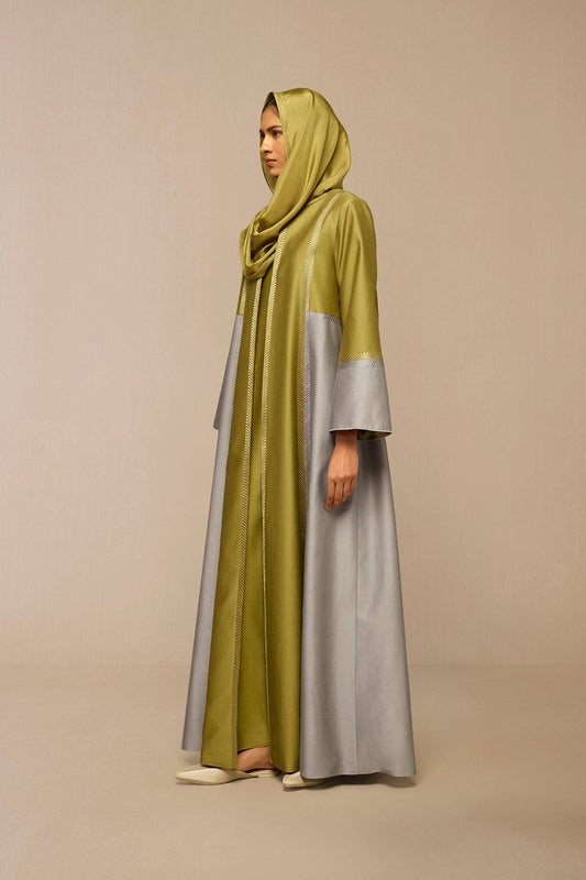 Silk Qabil Scarf – Green