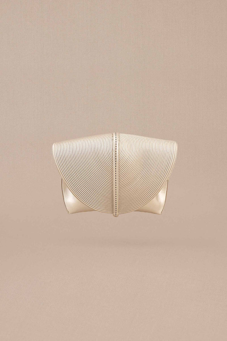 Myah Mini Clutch - Metallic Pearl