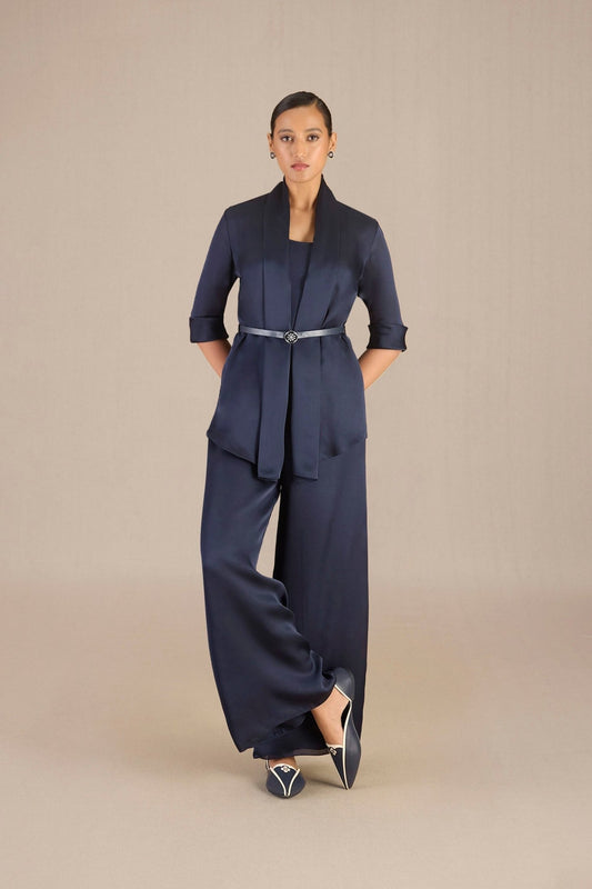Organza Mana Throw Set – Blue