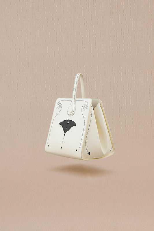 Faux Leather Duha Bucket Bag – Ivory