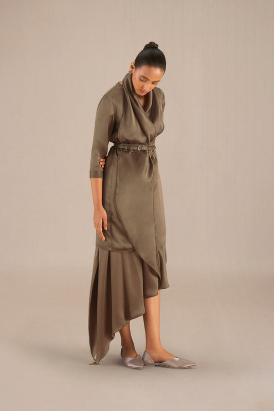 Organza Sofi Tunic Set – Beige