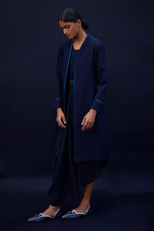 Wool Kaylah Jacket – Blue