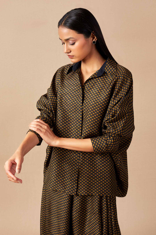 Silk Zoya Shirt – Multicolor