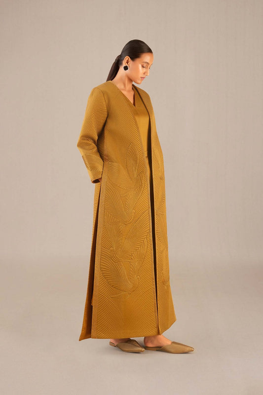 Silk Nia Jacket Set – Yellow