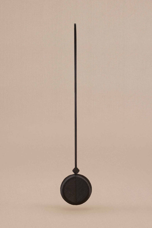 Faux Leather Aiza Sling Bag – Black