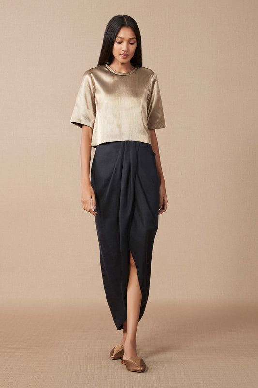 Brocade Faizah Top – Metallics