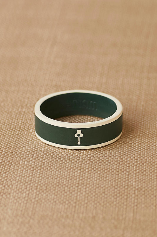 Faux Leather Vera Cuff – Green