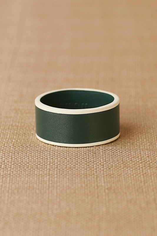 Faux Leather Norah Cuff – Green