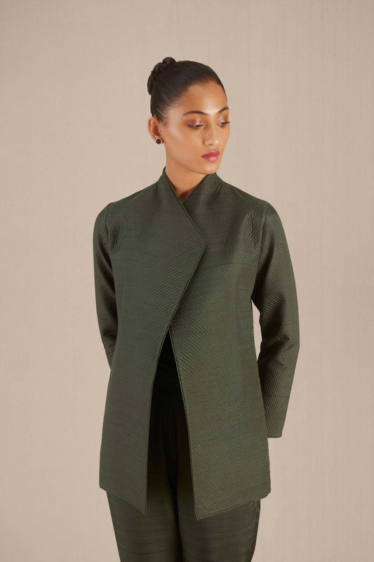 Silk Sanah Jacket – Green