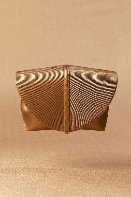 Faux Leather Myah Mini Clutch – Metallics