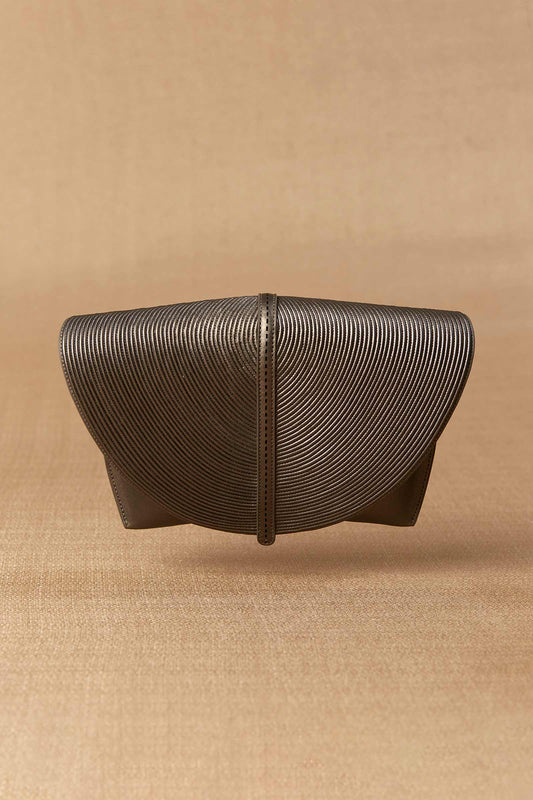 Faux Leather Myah Clutch – Metallics
