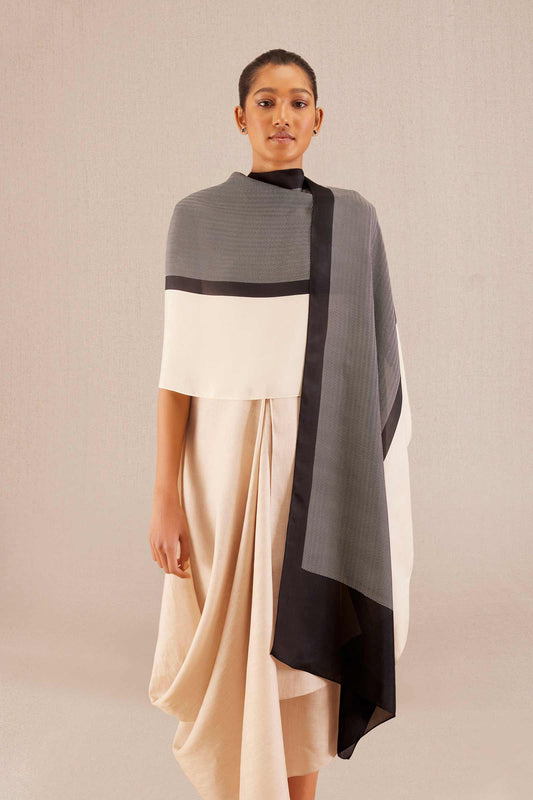 Silk Mynah Scarf – Black