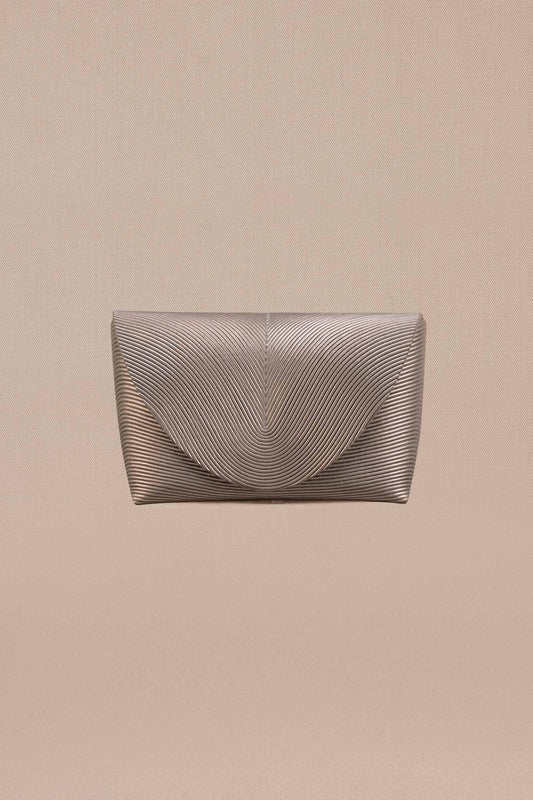 Faux Leather Nazah Clutch – Metallics