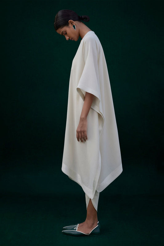 Wool Gigi Cape – Ivory