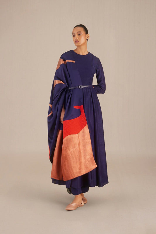 Silk Siah Kurta Set – Purple