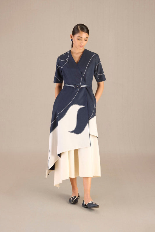 Linen Seira Jacket Set – Blue