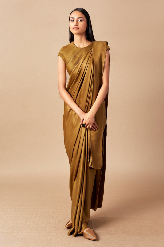 Silk Ila Saree – Yellow