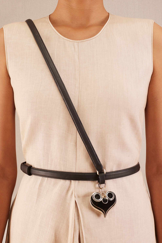 Faux Leather Aisha Belt – Black