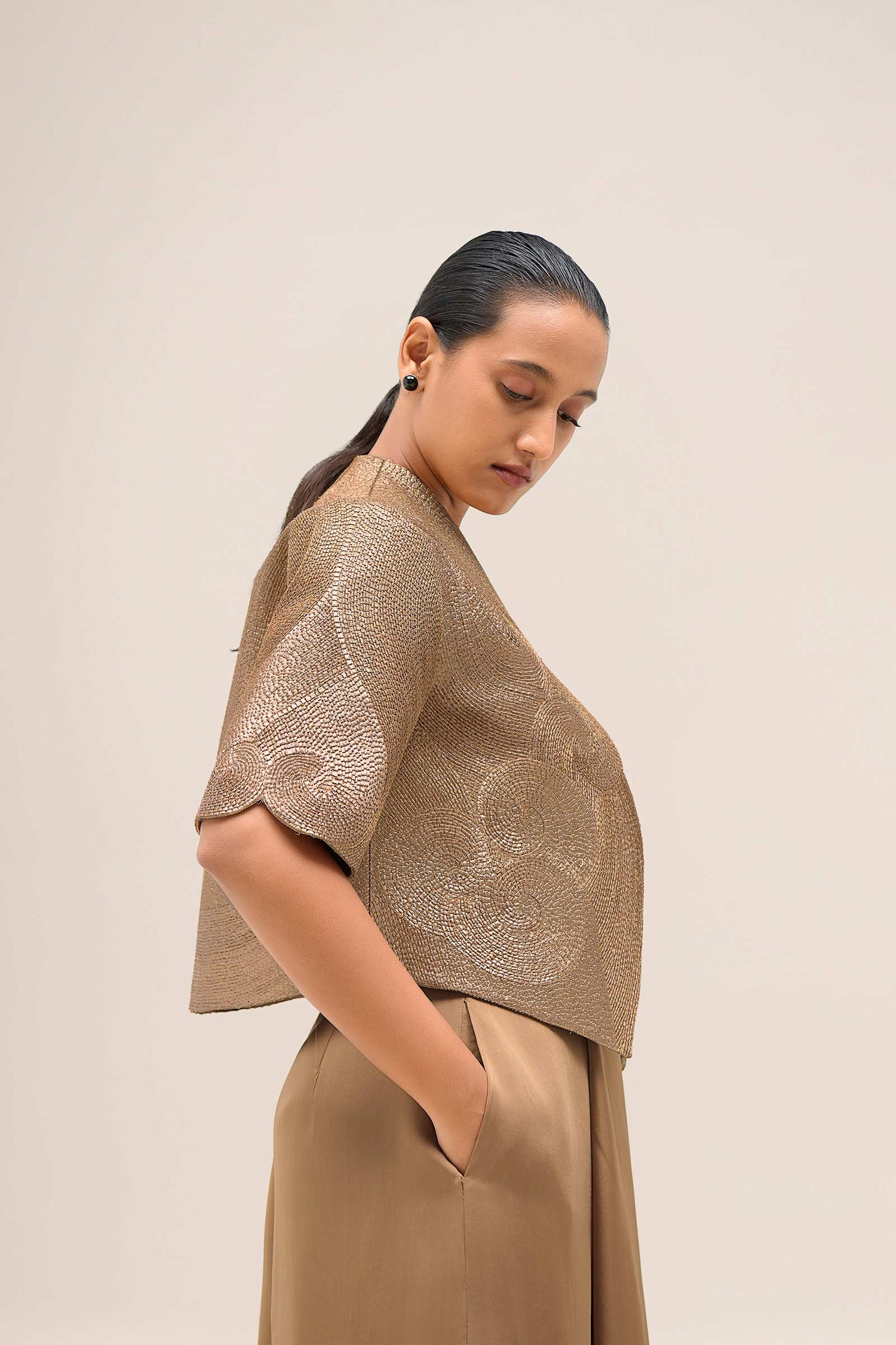 Metallic Samara Jacket Set – Metallics