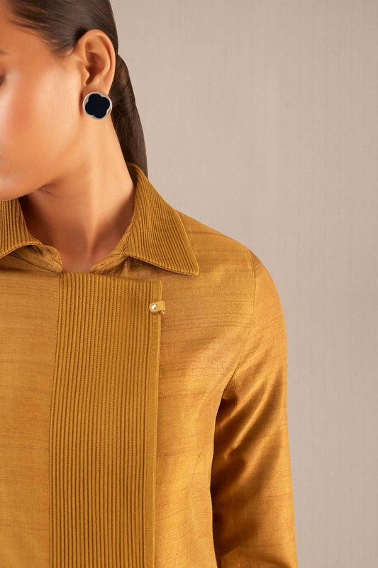 Silk Naaz Abaya – Yellow