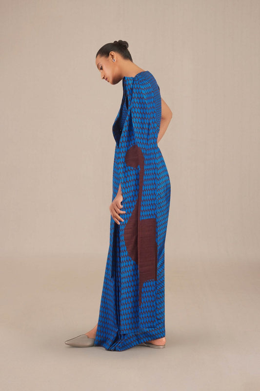 Silk Ainaz Saree – Blue