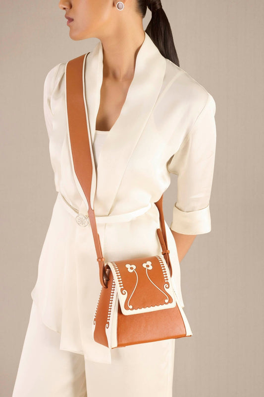 Leather Marham Bucket Bag – Orange