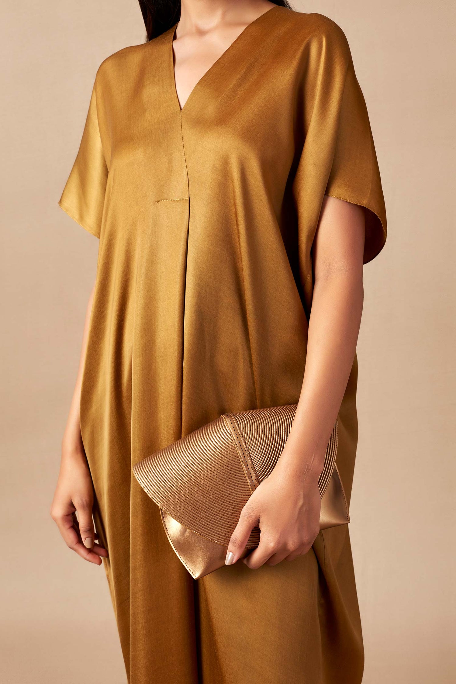 Myah Mini Clutch - Gold