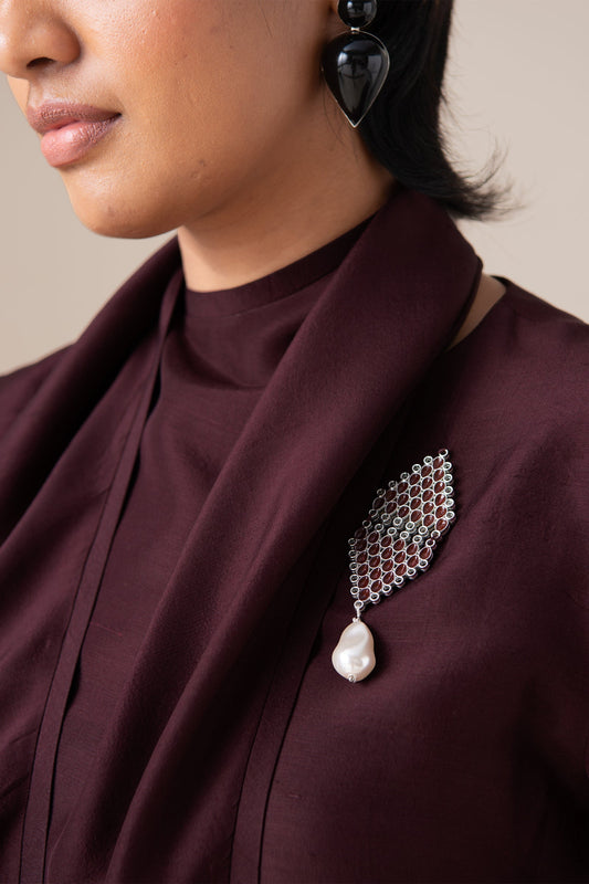 Silk Sera Tunic Set – Red