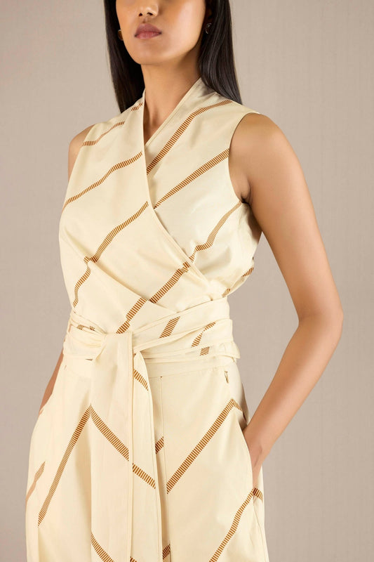 Cotton Nira Top Set – Ivory