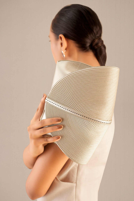 Faux Leather Myah Mini Clutch – Metallics
